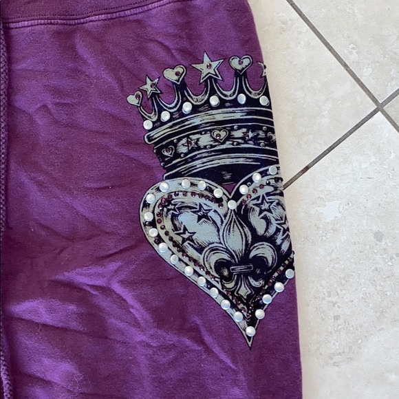 Yvette Mandell plum sweats - Picture 2 of 5